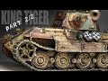 King Tiger full of scratches - Tamiya 1/35 - Tank Model - Part 2 [ Painting - weathering ]