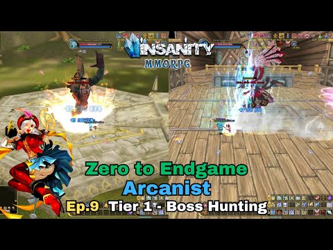 Insanity FlyFF - Arcanist  ZTE - Ep.9 - Tier 1 - Bosshunting
