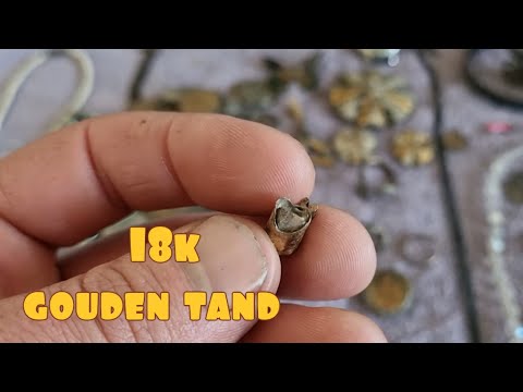 ENGE KLAPPER GESLAGEN MET MAGNEETVISSEN ECHT GOUD ZILVER EN HELE OUDE MUNTEN