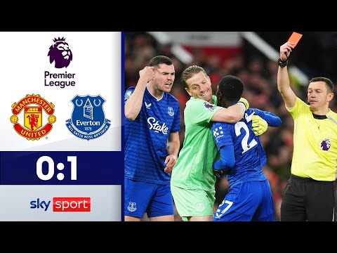 SO EINE ROTE KARTE HAST DU NOCH NIE GESEHEN! | Manchester United - FC Everton | Highlights EPL