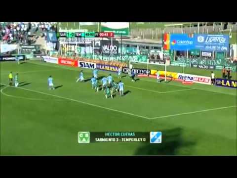 Sarmiento 3 Temperley 0 Fecha 13 Primera B Nacional 2014
