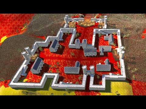 10.000 WW2 US Army Siege 5.00.000 Footman CASTLE DEFENSE!! Ultimate Epic Battle Simulator 2 | UEBS 2