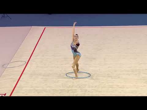 Alina Harnasko hoop final Sky Grace 2024 33.00 gold (BLR)