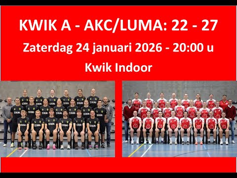 Kwik A - AKC/Luma A (volledige wedstrijd))