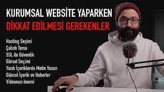Kurumsal Web Sitesi Yapımı Nasıl Olmalı? Hem şirketlere hem de site ya