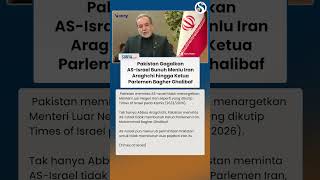 Sekutu Bertambah! Pakistan Bantu Iran Gagalkan AS-Israel Bunuh 2 Pejabat Teheran