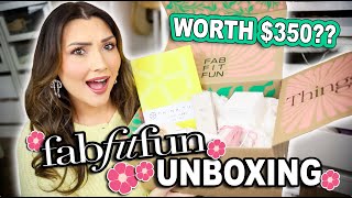 FABFITFUN SPRING 2025 UNBOXING 🌸 WORTH UP TO $350??
