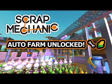 Scrap Mechanic Auto Farm Tutorial 🔧 | Full Guide to Hands-Free Farming in Survival Mode ep. 18