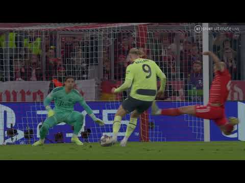 Haaland Goal and Celebration vs Bayern Munich 2160p | Haaland 4K UHD | FreeClips4K | Clip For Edit