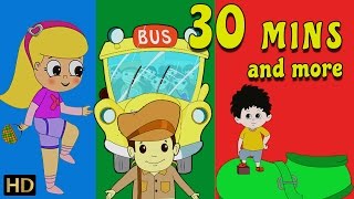 Wheels on the Bus & Other Most Popular Nursery Rhymes | 30 Minutes & more | HD Version