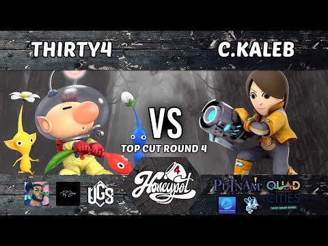 Honeypot 4 - Top Cut Round 4 - thirty4(Olimar) Vs. C.Kaleb(Mii Gunner)