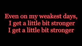 A Little Bit Stronger- Sara Evans ( with lyrics )