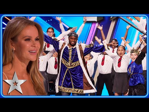 There's a NEW KING in town! Banji's Class give a performance fit for Royalty | Auditions | BGT 2023