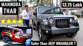 New Mahindra Thar - Indias Safest Off-Road SUV  Ne