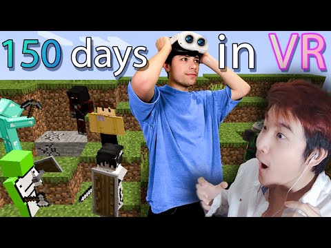 Insane 150 Days in Minecraft VR w/ GeorgeNotFound