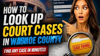 How to look up court cases in Washoe County