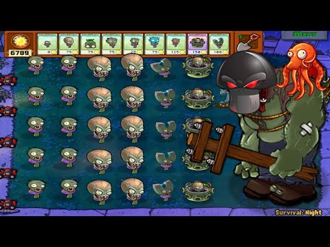 All SHROOM ZomPlants VS All ZomBotany 2 - Plants vs Zombies Mod ZomPlants vs Zombotany