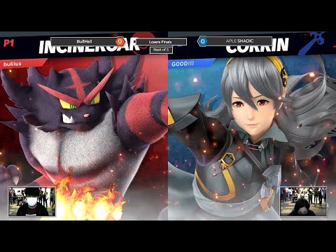 Shadic (Corrin, Peach) vs Bullhall (Incineroar) - WiFi Lag remover session | 19 Dec '22