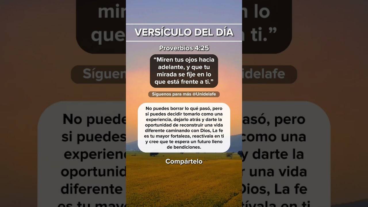 VERSICULO DEL DIA - MENSAJES DE DIOS - Oración diaria - Versículo diario - Unidelafe - Proverbios