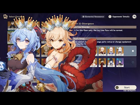 (Friend's Account) Archer Impact Ganyu & Yoimiya | NEW Spiral Abyss 3.2 Floor 12