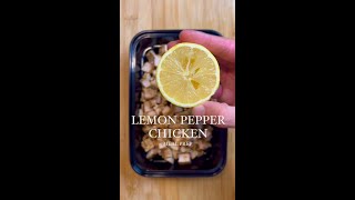 This Lemon Pepper Chicken recipe is the one the easiest way to elevate your chicken breast #shorts