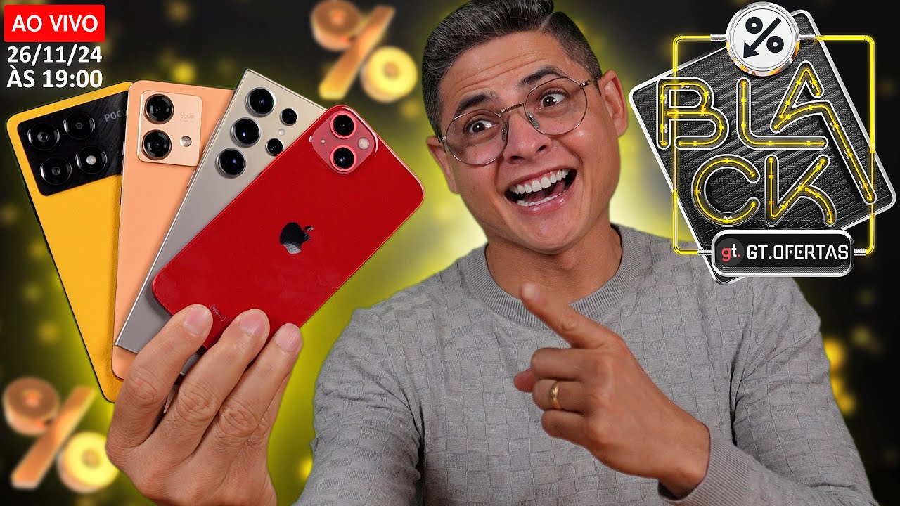🏷️ LIVE | SEMANA BLACK FRIDAY com os INSCRITOS! Novo CUPOM MP, sem S23U, iPhone, TVs e mais
