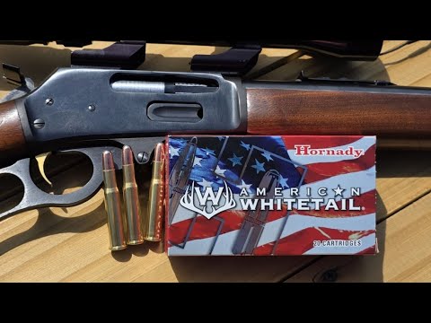 Hornady American Whitetail 30-30 150gr InterLock 100yd Accuracy Test W/ Marlin 336