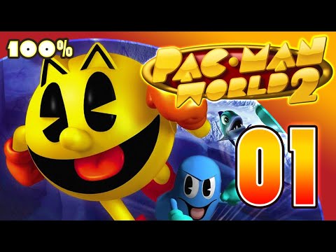 Pac-Man World 2 Walkthrough Part 1 (Gamecube, PS2) Pac Land - 100%