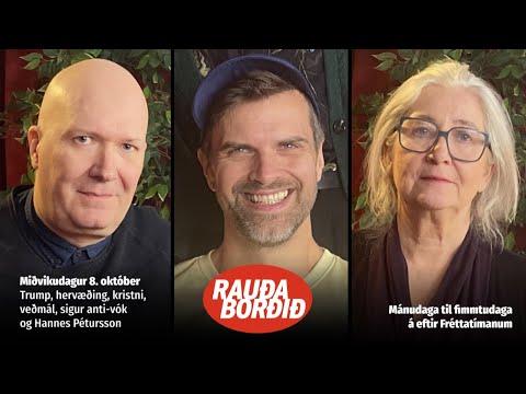 Trump, hervæðing, kristni, veðmál, sigur anti-vók og Hannes Pétursson