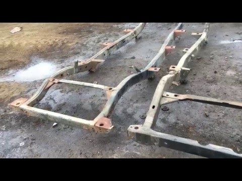 Comparing a Jeep CJ7 Frame to a YJ Frame for a YJ to CJ Tub Transplant / Conversion