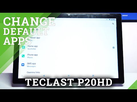 How to Set Up Default Applications in TECLAST P20HD - Customize Default Apps