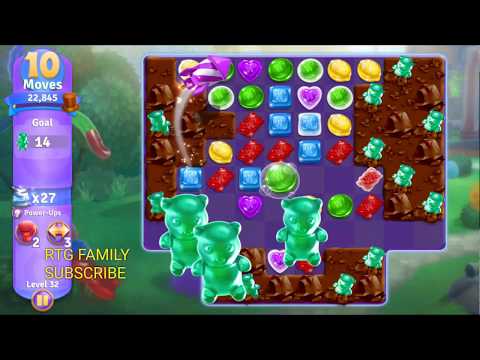 NEW Zynga wonka chocolate match 3 game level 32