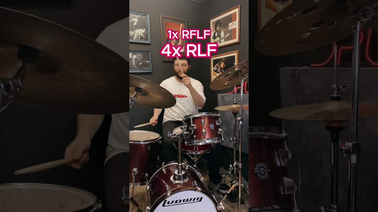 16th Note Linear Drum Fill With Only 2 Ingredients