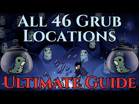 EVERY GRUB Location - All 46 Grubs in Hollow Knight Tutorial (Full Guide)