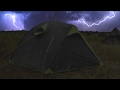 Thunderstorm & Rain On Tent Sounds For Sleeping | Lightning Drops Downpour Canvas Ambience