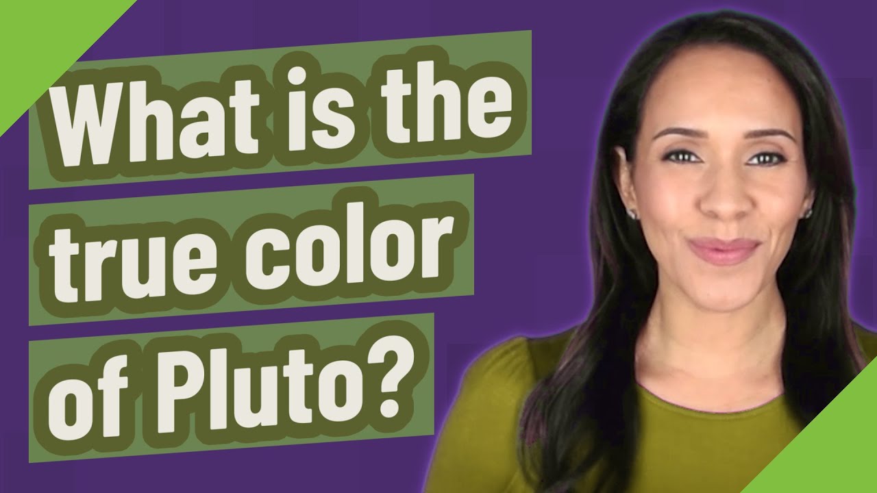 What is the true color of Pluto?