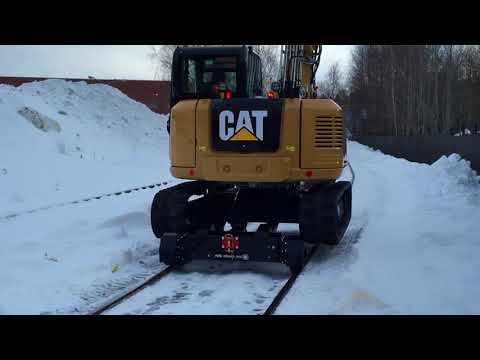 Rosenqvist Railroad HiRail on a CAT308