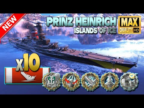 Prinz Heinrich: Sensational 10 ships destroyed - World of Warships