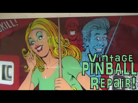 Gottlieb's 1974 E.M. Big SHOT Pinball Machine Repair - One Little Switch To Mess It All Up!