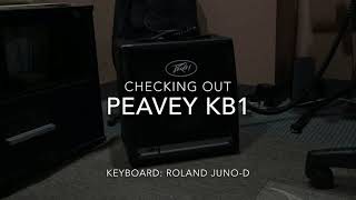 Video thumbnail for Peavey KB1 sound check by KorgXThree Music