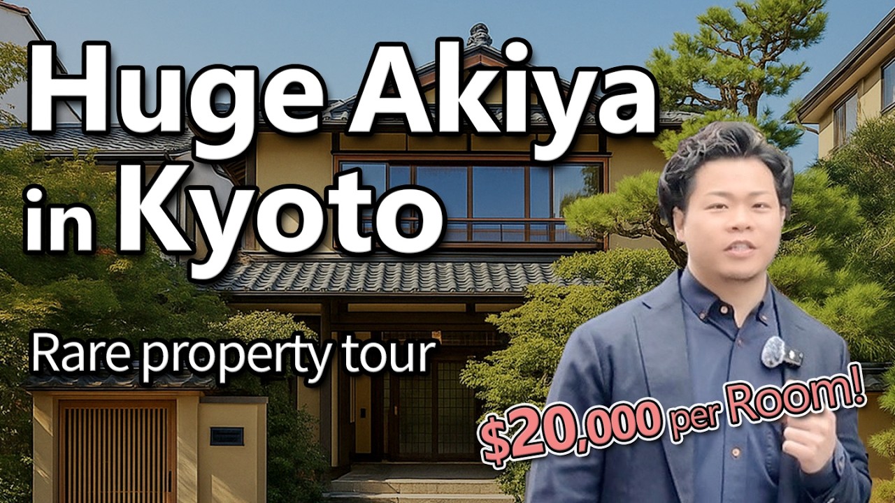 Kyoto Japan House Tour, Huge Akiya for sale in Kyoto City #akiya