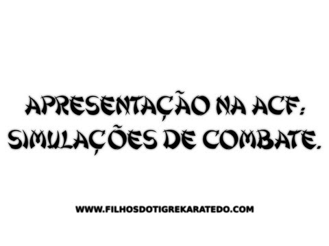 Apresentação na ACF: Simulações de Combate.