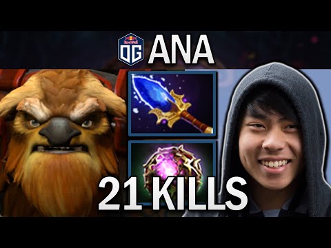 OG.ANA SMURF EARTHSHAKER WITH 21 KILLS & OCTARINE - DOTA 2 7.31 GAMEPLAY