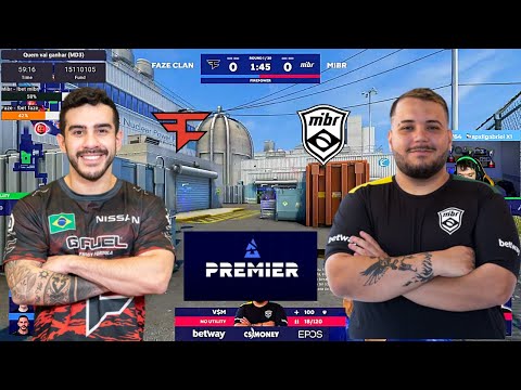 FAZE vs MIBR - NUKE map 1 - BLAST Premier Fall 2020 @Gaules