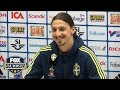 Watch Ibrahimovic's coy reaction to Manchester United transfer question | FOX SOCCER