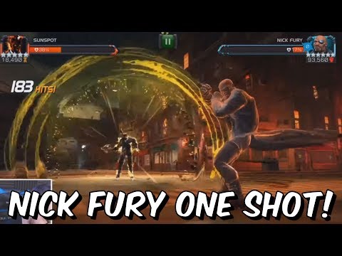 Act 6.3 100% Epic Moments Part 2 - NICK FURY BOSS ONE SHOT!!! - Marvel Contest of Champions