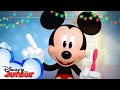 Brush to the Beat for the Holidays 🎉 | Music Video | Mickey's Holiday Party | Disney Junior