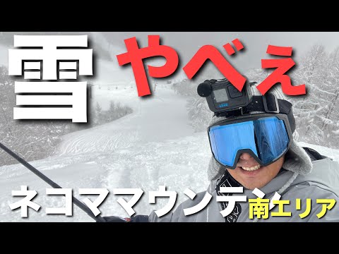 雪やべぇ！ネコママウンテン南エリアに行ってみた