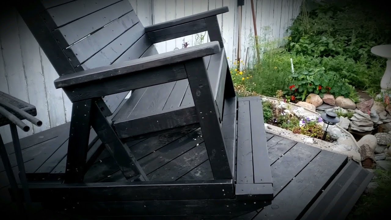 Awesome DIY Rocking Chair from Scrap Wood