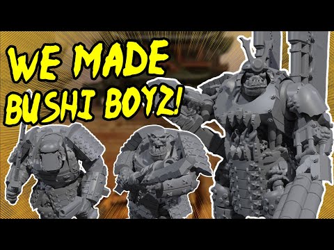 We Made Bushi Orks with Samurai History!